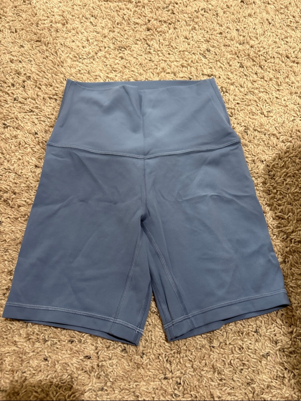 lululemon athletica Slate Blue High-Rise Bike Shorts